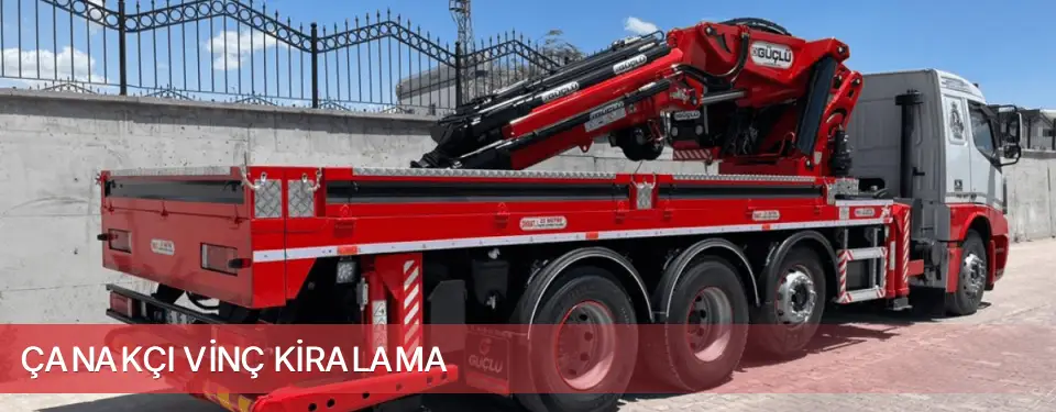 Çanakçı İlçemi Vinç Kiralama